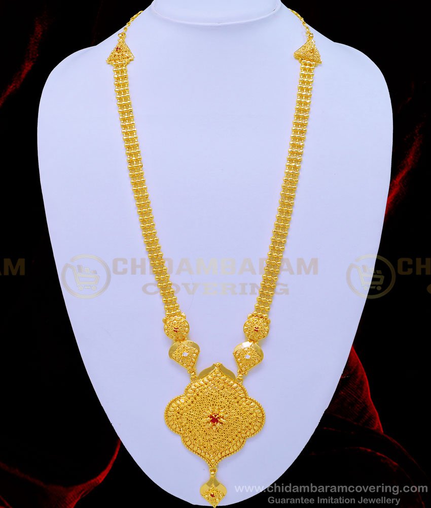 long haram, mulla mottu haram, kerala haram, stone haram, one gram gold haram, gold haram, long haram,