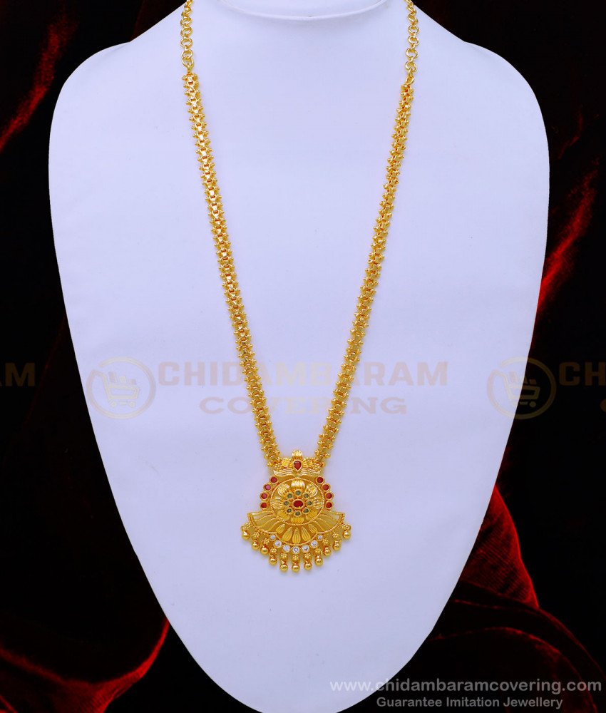 long haram, mulla mottu haram, kerala haram, stone haram, one gram gold haram, gold haram, long haram,