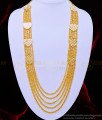 HRM661 - Bridal Wear Gold Design Rani Haaram Long Layered Chain Haram for Wedding