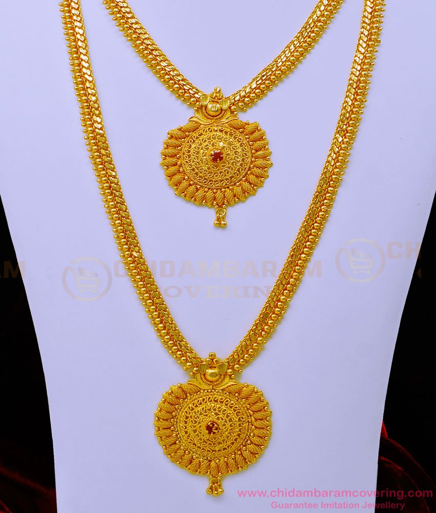 one gram gold haram, one gram gold haram designs, one gram gold haram set, long haram designs in one gram gold, one gram gold long 