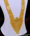 one gram gold jewellery, gold plated jewellery, kerala haram, mango mala, gold covering, chidambaram covering, micro plating haram, kerala long haram, 