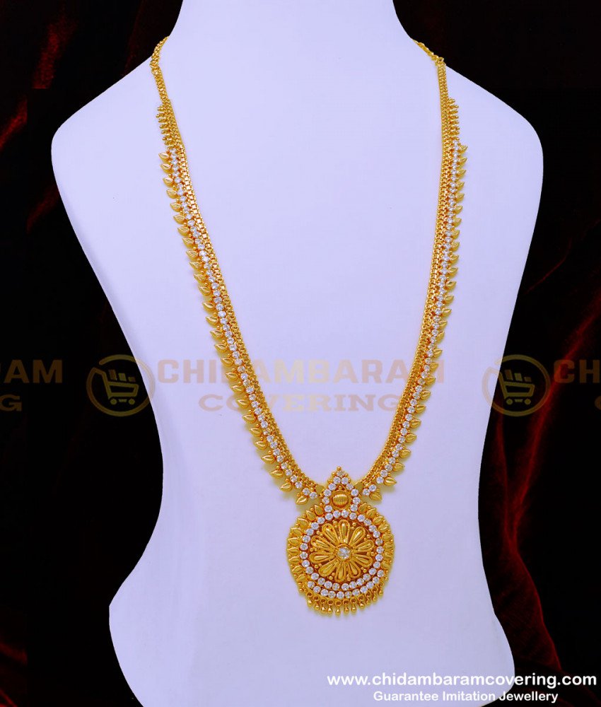 imitation jewellery, imitation jewellery online, artificial imitation jewellery, imitation jewellery online India, imitation haram designs, long harm, white stone haram, 