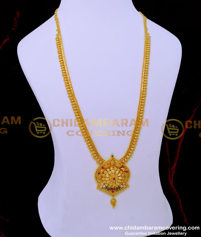 haram with price, gold haram online shopping, bridal wear haram, wedding haram, white stone haram, stone haram, white stone haram, south indain bridal jewellery, 