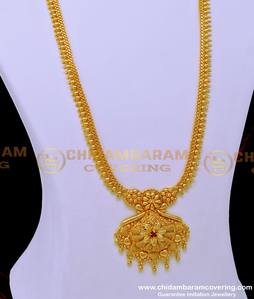  low price haram, gold covering haram online shopping, bridal wear stone haram, ruby stone haram, stone haram, white stone haram, south indain bridal jewellery, 