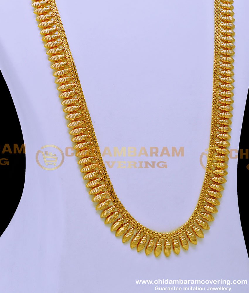 imitation haram, covering aram, long haram, gold plated haram design, manga haram, one gram gold haram, simple haram, mullamuttu haram,