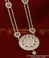 Beautiful Gold Look Impon Long Stone Haram Designs Online