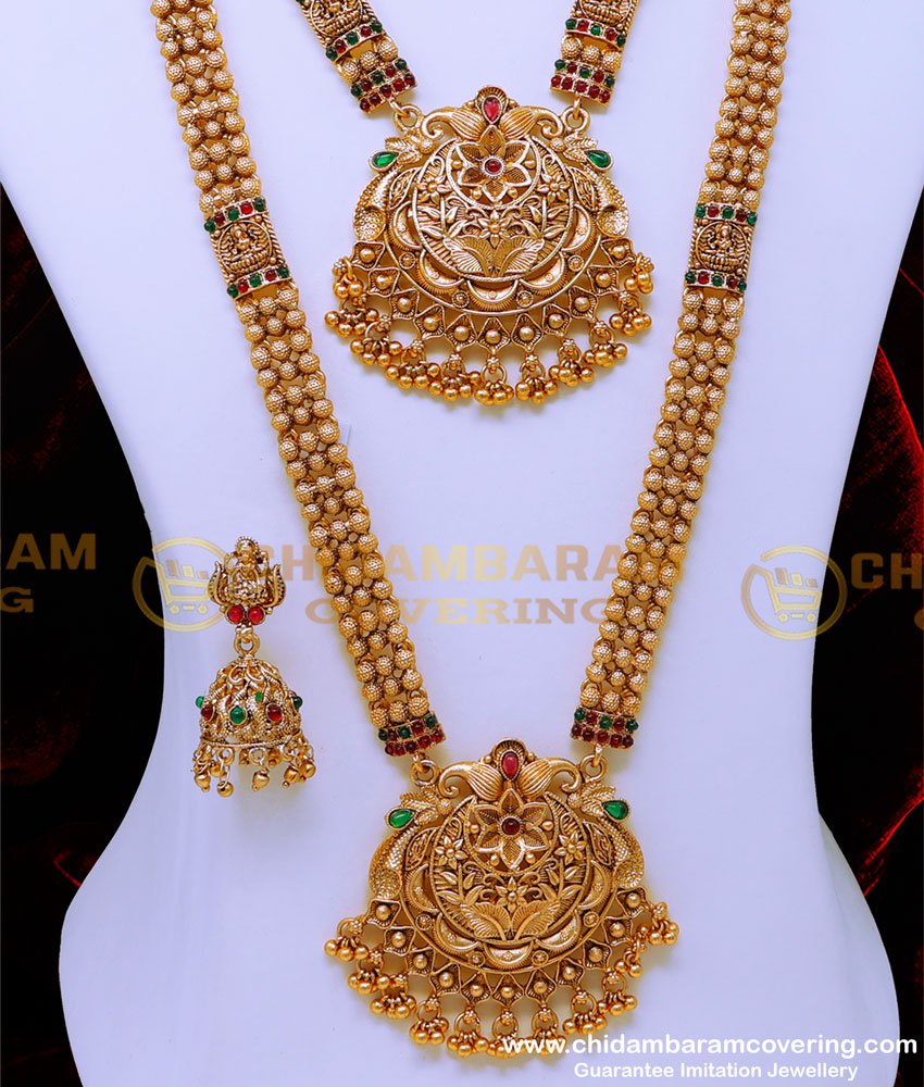 temple jewellery in silver, temple jewellery designs in gold with price, temple jewellery long necklace, antique necklace designs in gold, antique jewellery design, antique traditional gold haram designs