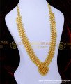 kerala haram design, kerala gold necklace designs, kerala traditional jewellery, kerala covering jewellery online shopping, long mango haram designs in gold, light weight jewellery, gold plated jeweller