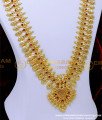 kerala haram design, long chain latest designs, kerala traditional jewellery, stone haram design, long mango haram designs in gold, light weight jewellery, gold plated jeweller