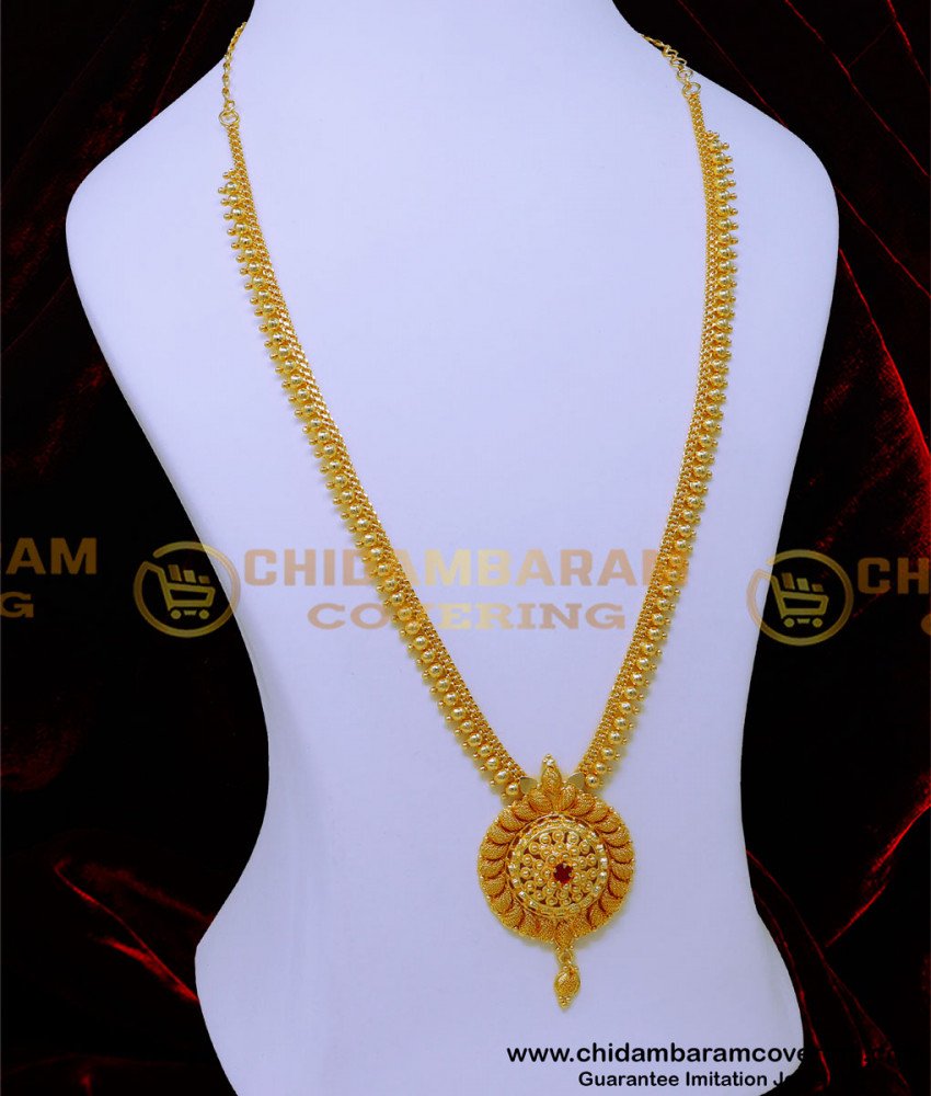 long mango haram designs in gold, long mango haram designs in gold, 1 gram gold haram, 1 gram gold haram, plain gold mango haram designs, flower haram designs, mango haram designs gold, flower haram designs, 1 gram gold jewellery,1 gram gold plated jewellery