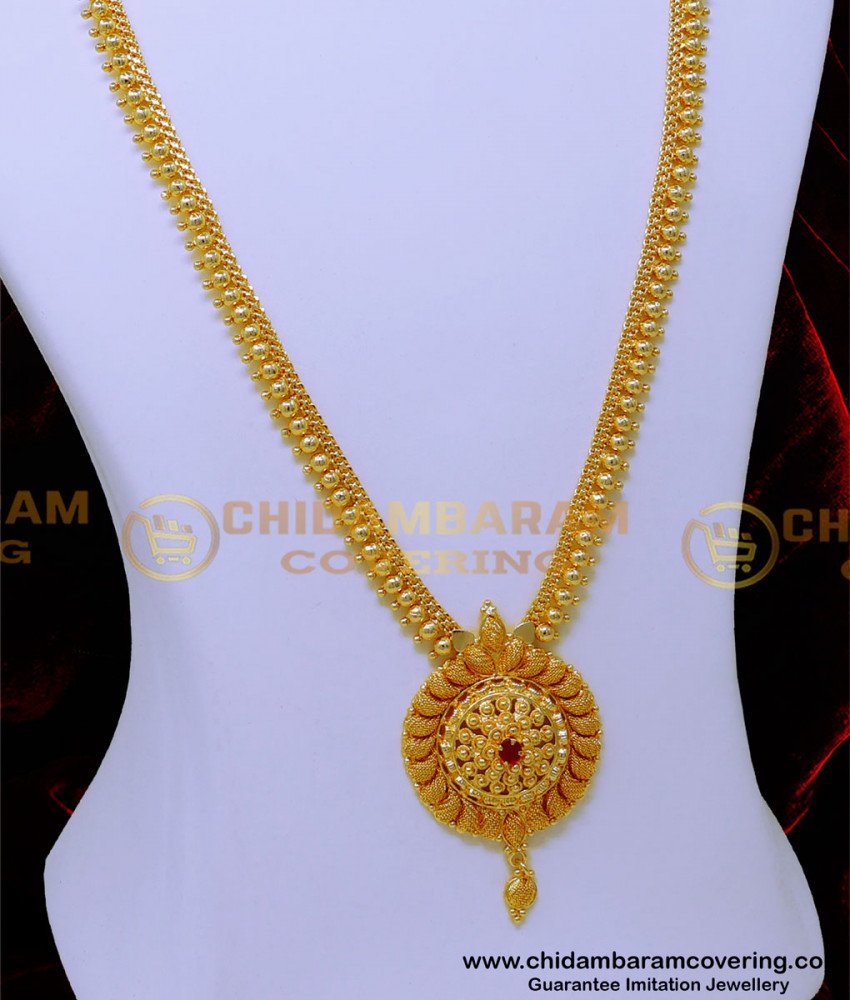 long mango haram designs in gold, long mango haram designs in gold, 1 gram gold haram, 1 gram gold haram, plain gold mango haram designs, flower haram designs, mango haram designs gold, flower haram designs, 1 gram gold jewellery,1 gram gold plated jewellery