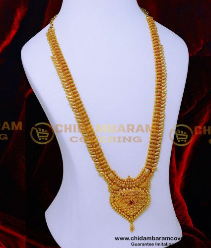 HRM1071 - Wedding Gold Plated Gold Haram Designs New Model