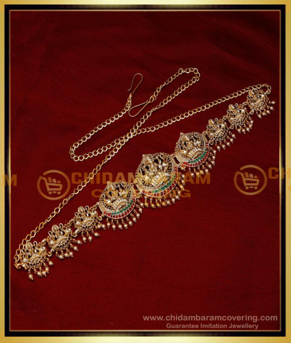 HIP021 - Bridal Wear Grand Look Temple Design Hip Chain for Saree