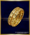 KBL042 - 1.10 Size Cute New Born Baby Bangles Real Gold Bangles Design for Baby Girl 