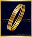 KBL052 - 2.0 Size 1 Gram Gold Plain Thin Light Weight Daily Wear Gold Bangles Design for Kids