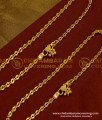 ANK011 - 10 Inch Beautiful One Gram Gold Guarantee Thin Payal Design for Girls