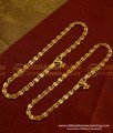 ANK012 - 10.5 Inch south Indian One Gram Gold anklet kolusu Design for women