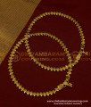 ANK064 - 10.5 Inch One Gram Gold Covering Anklet Collections Thick Designer Payal Buy Online 