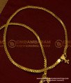 ANK067 - 12 Inch Trendy Real Gold Leg Padasaram Light Weight Chain Imitation Anklet Design Online