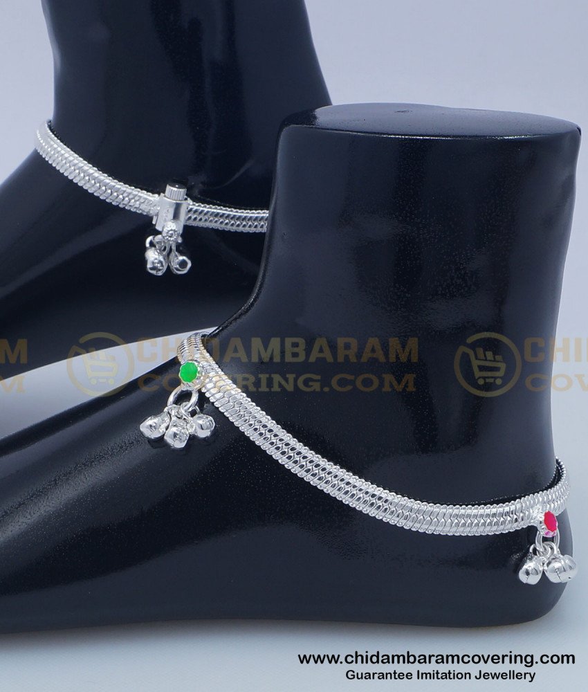 chandi ka payal, velli kolusu, silver payal, white metal payal, anklet designs in silver