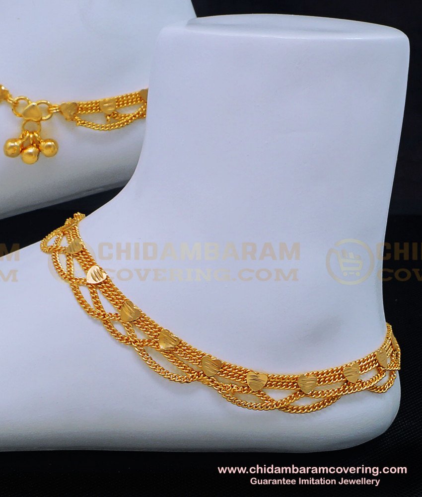 gold payal. gold kolusu, thnga kolusu, gold anklet, covering kolusu, imitation anklet,