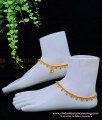 gold kolusu, gold payal. gold anklet, light weight anklet, gold covering anklet, covering kolusu, payal design, padasaram models, kolusu dedign