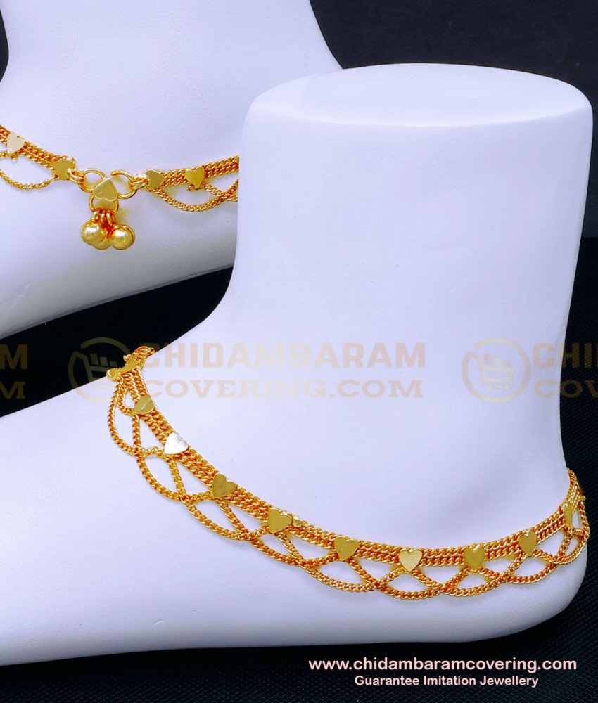 gold kolusu, gold payal. raditional silver anklets designs, gold covering anklet, covering kolusu, payal design, padasaram models, payal design simple