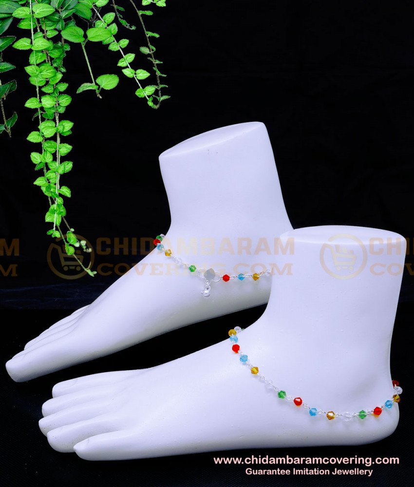 kolusu design, chandi ka payal, velli kolusu, white metal Anklet, silver anklets designs with price, anklet tattoo designs, payal design silver, simple silver anklet design, fancy anklet design, Crystal payal design with price, Crystal anklets online shopping, white crystal anklets silver for girl