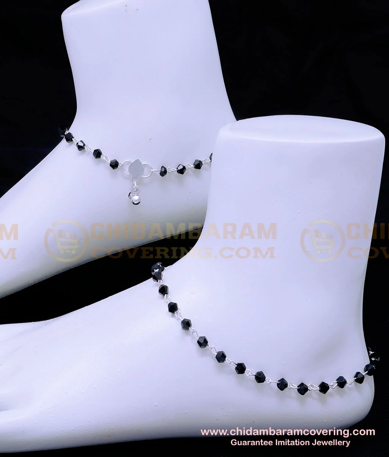 Cute retailer silver anklets