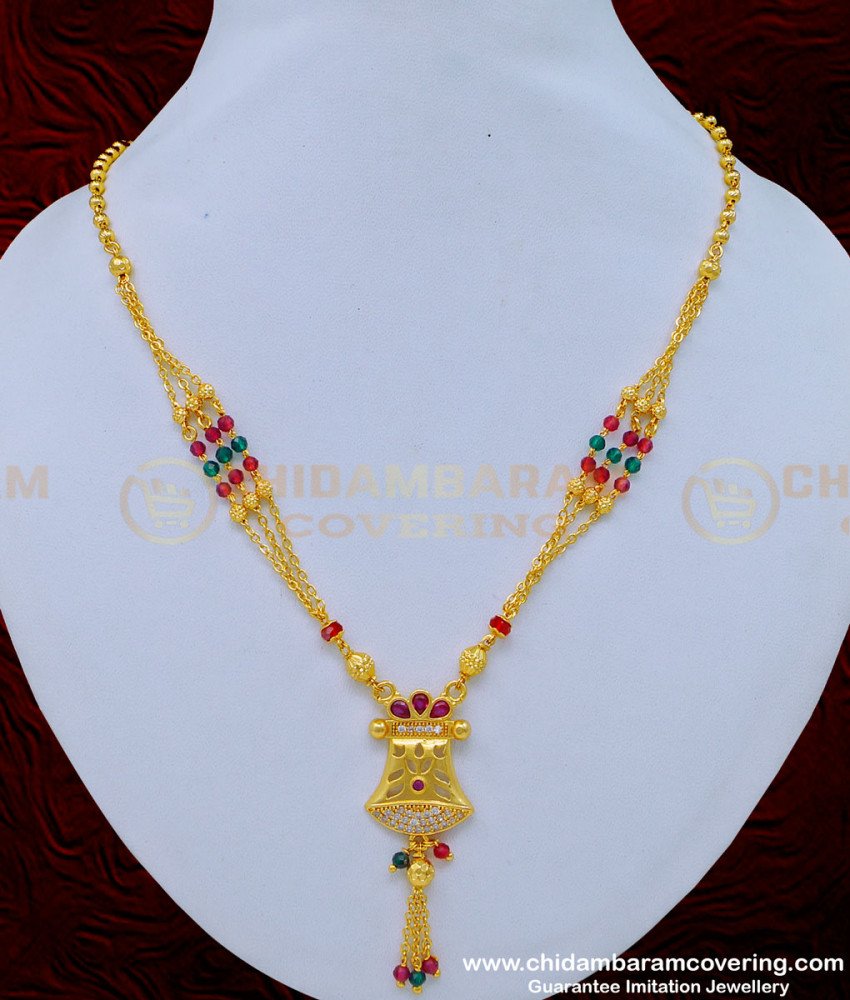 black beads chain, short mangalsutra, gold mangalsutra, new model mangalsutra, traditional mangalsutra, indian mangalsutra, indian thali, nallapusalu, 