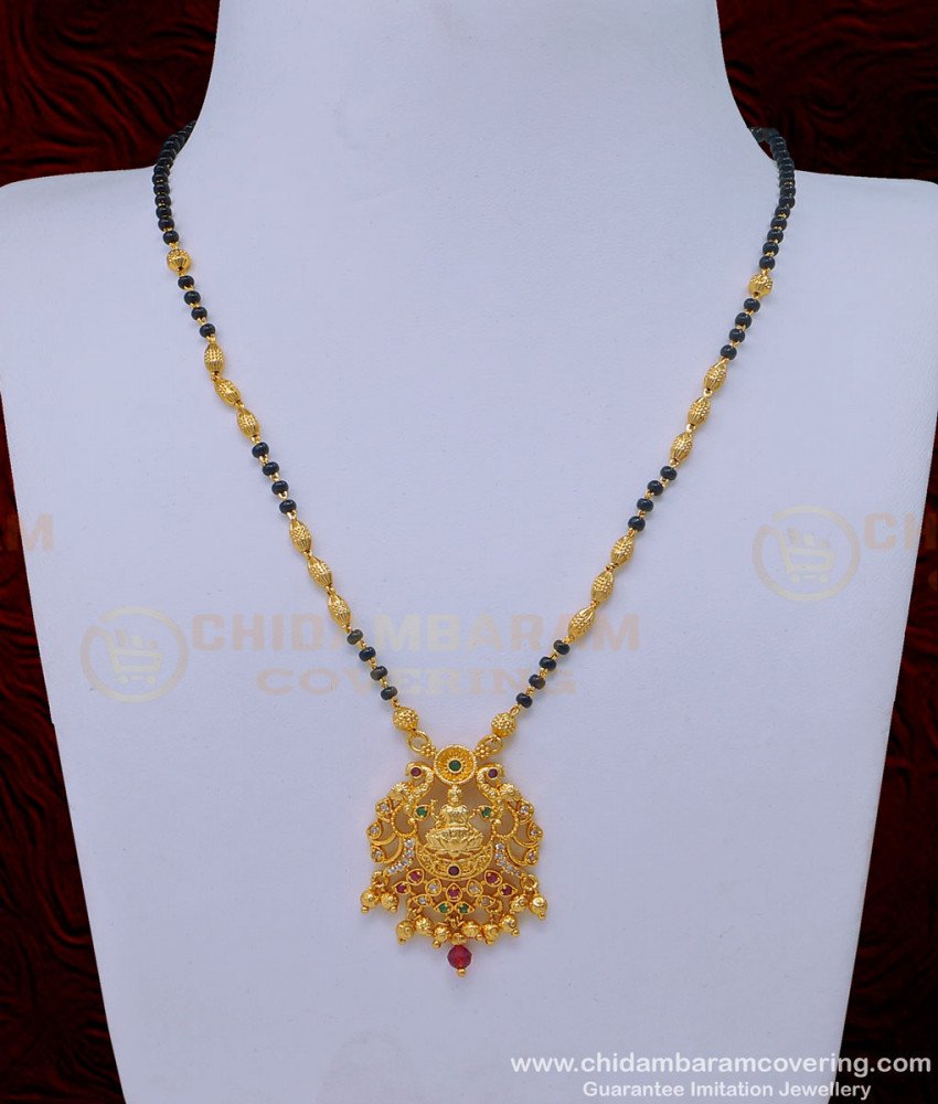 black beads chain, short mangalsutra, gold mangalsutra, new model mangalsutra, traditional mangalsutra, indian mangalsutra, indian thali, nallapusalu, 