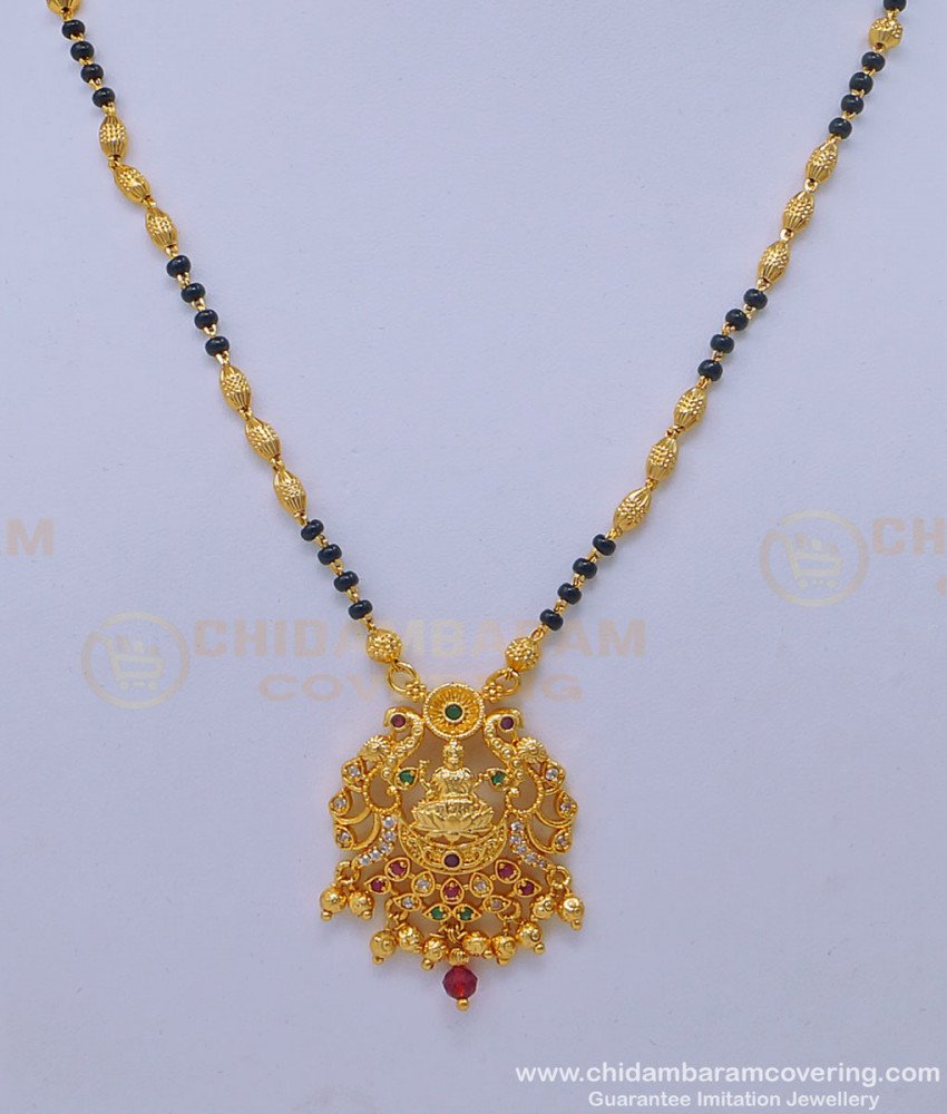 black beads chain, short mangalsutra, gold mangalsutra, new model mangalsutra, traditional mangalsutra, indian mangalsutra, indian thali, nallapusalu, 