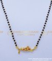 Unique Love Birds Pendant Short Black Beads Mangalsutra