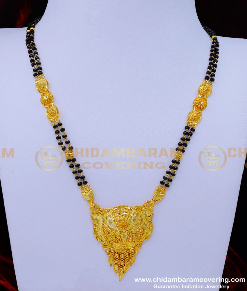 modern mangalsutra design, mangalsutra chain, mangalsutra latest design, black beads mangalsutra online