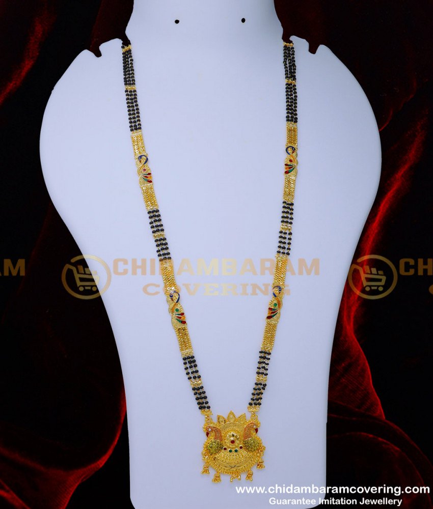 nallapusalu new models, black beads mangalsutra designs, black beads mangalsutra chain, long mangalsutra new design, nallapusalu designs gold long, modern long nallapusalu designs, trendy nallapusalu designs, mangalsutra design with chain