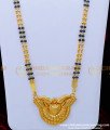 Traditional Long Mangalsutra with Black Beads