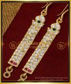   Impon Straight Ear Chain Designs Gold Plated Jewellery