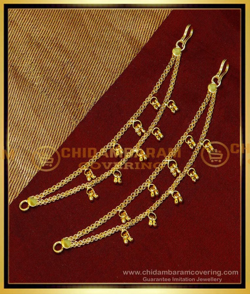 gold covering jewelry, one gram gold jewellery, gold plated guaranteed jewellery, gold covering chain, 