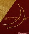 MAT50 - Gold Plated Simple Light Weight Flexible Thin Ear Chain Suththu Maatal Designs Online