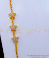 Latest Star Design White Stone Mugappu Thali Chain Online