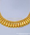 NLC1018 - One Gram Gold Plated Traditional Kerala Jewellery Necklace for Ladies 