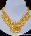 NLC1023 - Gold Inspired Light Weight Mango Design Kerala Necklace Bridal Jewelry for Wedding