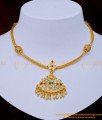 Traditional Indian Fashion Jewelry Online, Chidambaram Gold Covering Necklace, panchadathu jewellery, impon jewellery online, impon necklace,  