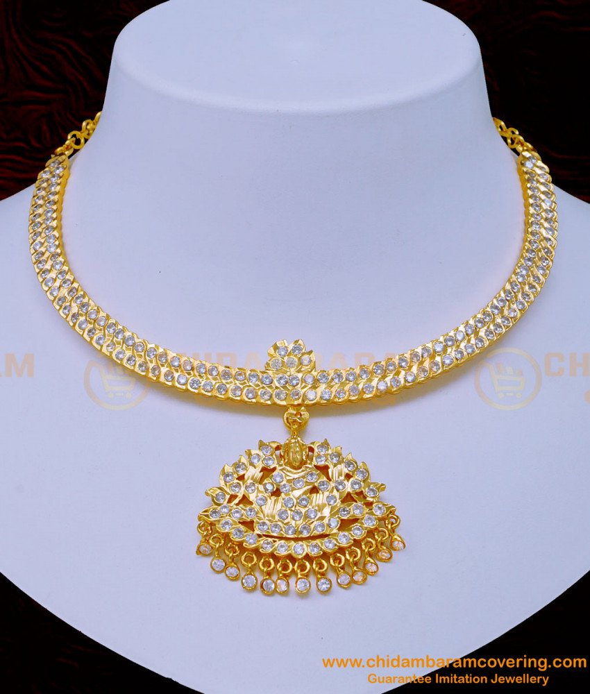 five metal impon attigai, gold plated stone attigai, gold covering necklace, impon necklace, chidambaram covering 5 metal attigai, naan patti, nanu designs,