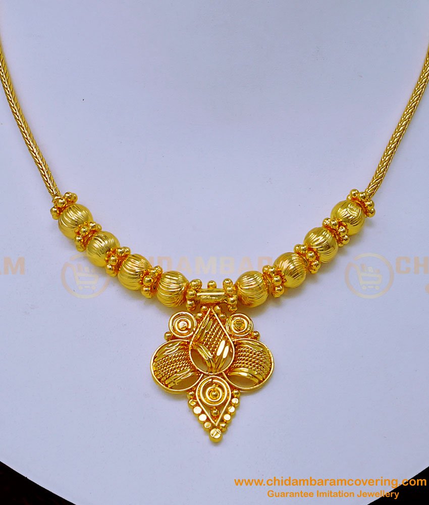 1 gram gold necklace, simple gold necklace design, gold plated necklace with price, gold plated necklace online, necklace design, gold design necklace, plain necklace, 