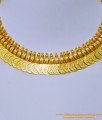 kasulaperu, kasulaperu necklace, coin necklace, kasu necklace, light weight kasulaperu, simple kasulaperu, one gram gold jewellery, chidambaram covering,