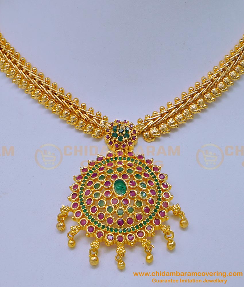 necklace designs gold new model, necklace designs gold, women necklace designs, one gram gold necklace designs with price, attigai necklace 