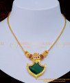 green palakka, palakka mala, palakka necklace, one gram gold palakka necklace, gold plated palakka necklace,