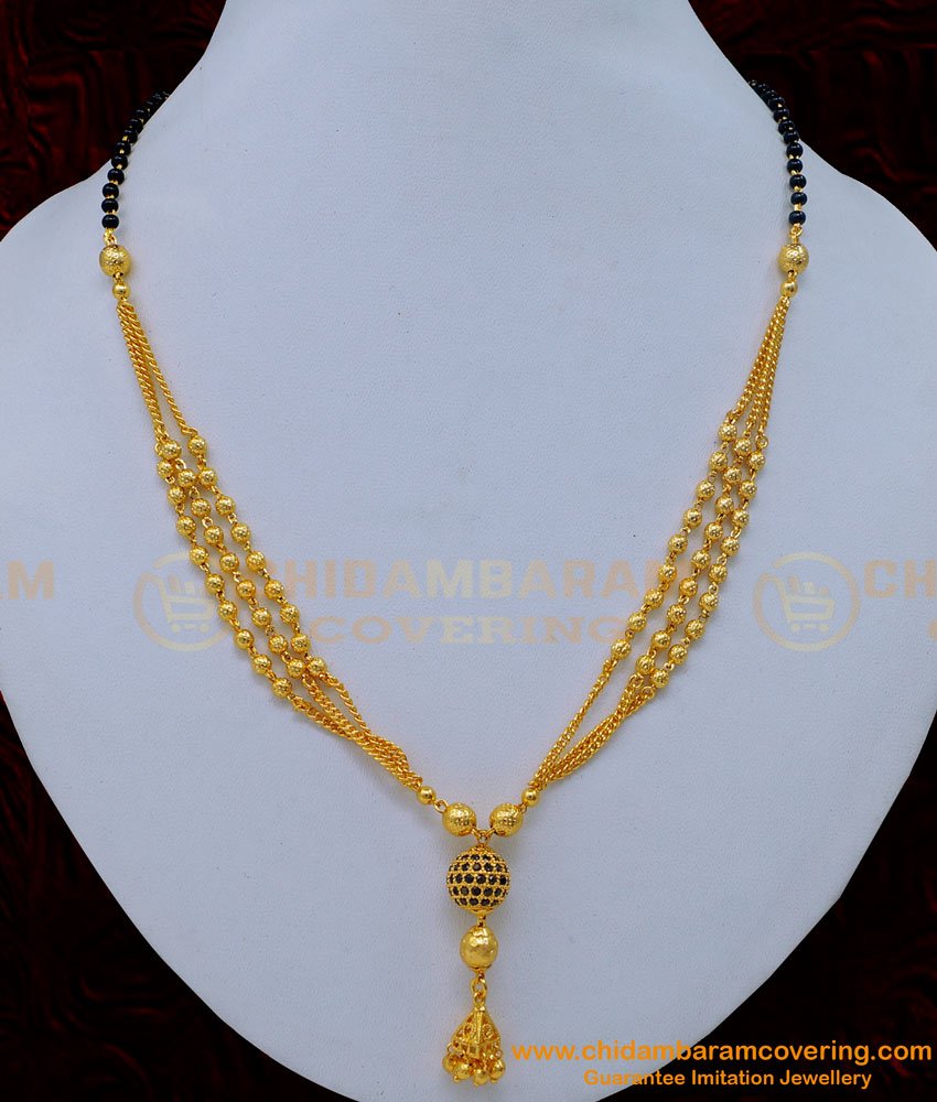 one gram gold jewellery, black beads necklace online, light weight stone necklace, simple gold necklace design, beads necklace, 