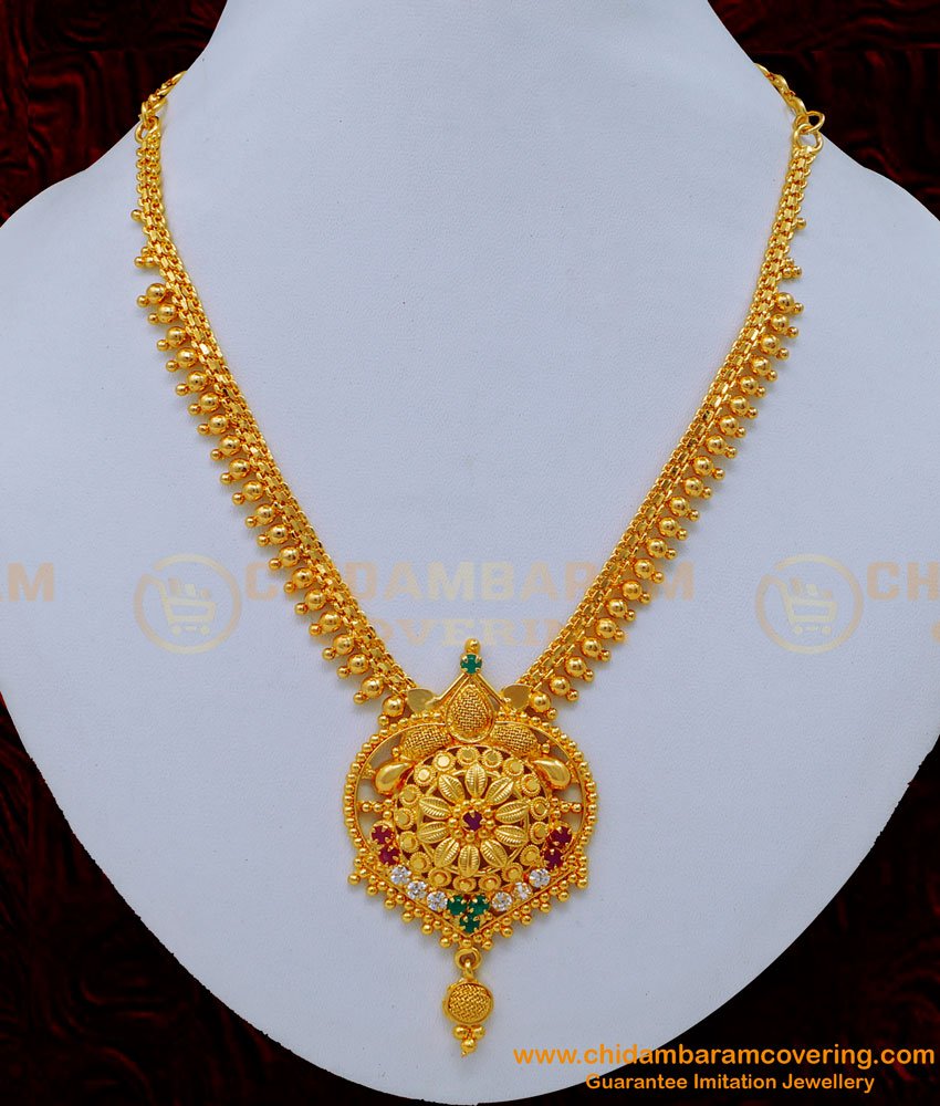 gold plated necklace online, simple gold plated necklace, stone necklace design, gold plated necklace price, necklace designs for wedding, necklace designs latest